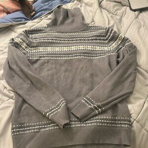 croft and barrow turtleneck winter sweater fitted